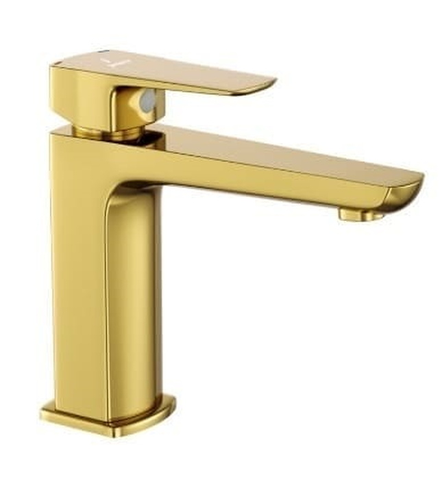 Vòi chậu rửa mặt nóng lạnh màu vàng bóng Ấn Độ Jaquar KUP-GBP-35011BPM