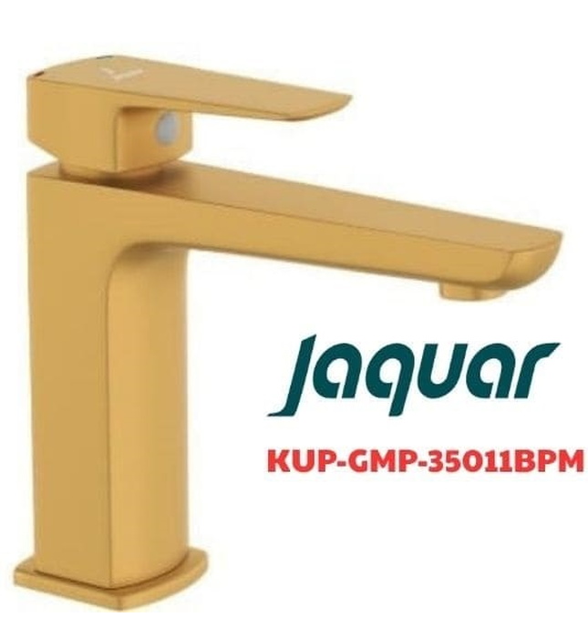 Vòi chậu rửa mặt nóng lạnh màu vàng mờ Ấn Độ Jaquar KUP-GMP-35011BPM
