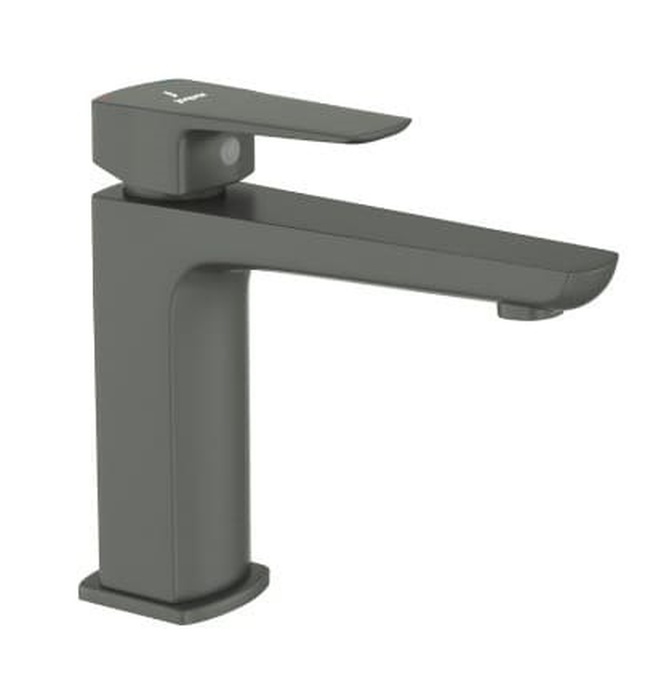 Vòi chậu rửa mặt nóng lạnh màu than chì Ấn Độ Jaquar KUP-GRF-35011BPM