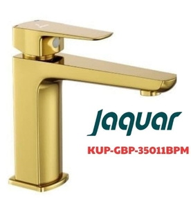 Vòi chậu rửa mặt nóng lạnh màu vàng bóng Ấn Độ Jaquar KUP-GBP-35011BPM