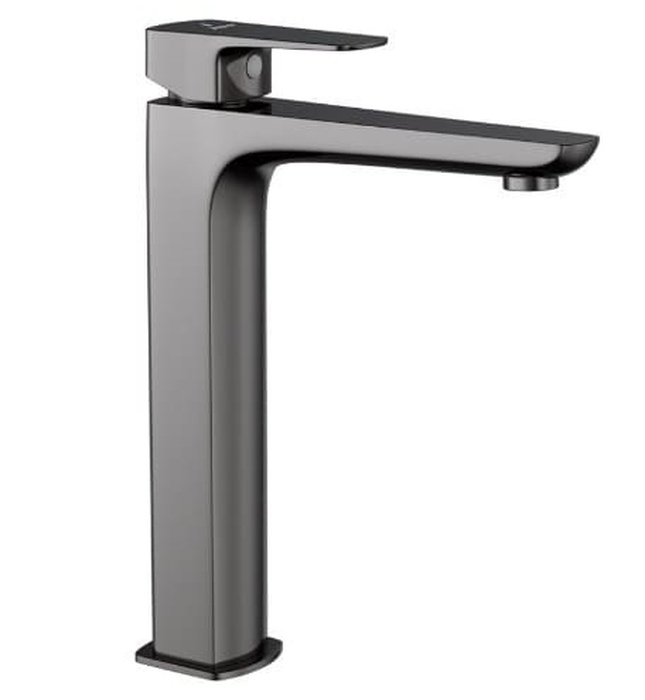 Vòi chậu rửa mặt nóng lạnh màu chrome đen Ấn Độ Jaquar KUP-BCH-35005BPM