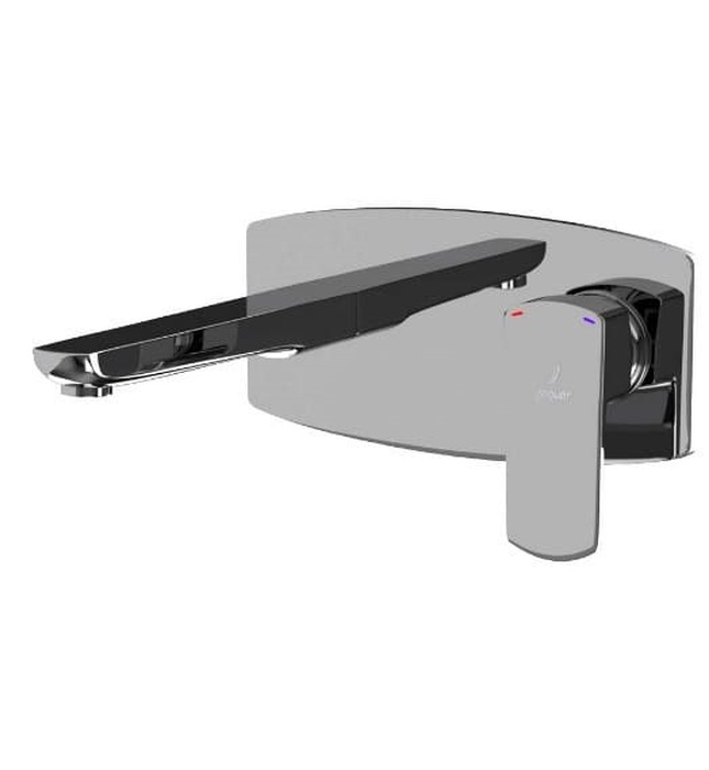 Vòi chậu âm tường màu đen chrome Ấn Độ Jaquar KUP-BCH-35233NKPM