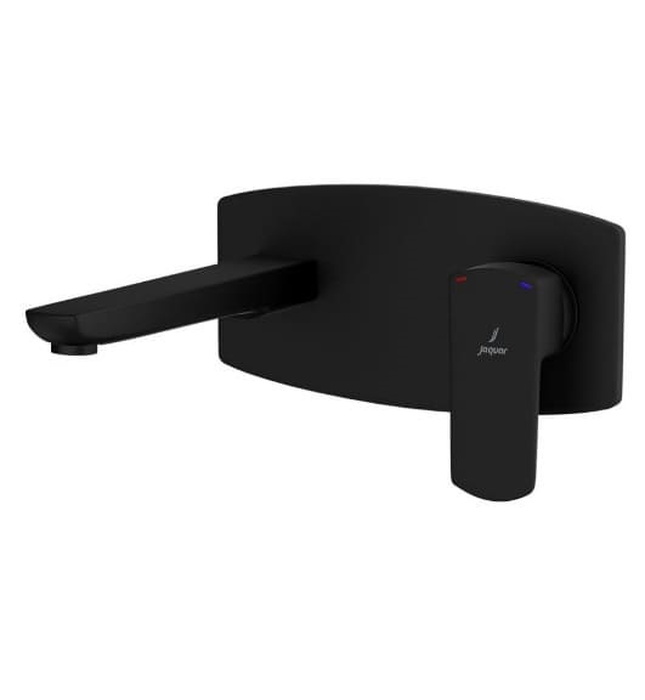 Vòi chậu âm tường màu đen Ấn Độ Jaquar KUP-BLM-35233NKPM