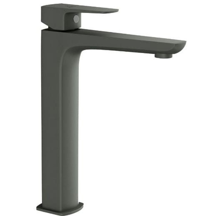 Vòi chậu rửa mặt nóng lạnh màu than chì Ấn Độ Jaquar KUP-GRF-35005BPM