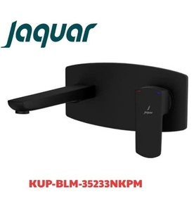 Vòi chậu âm tường màu đen Ấn Độ Jaquar KUP-BLM-35233NKPM