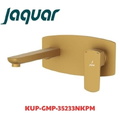 Vòi chậu âm tường màu vàng mờ Ấn Độ Jaquar KUP-GMP-35233NKPM