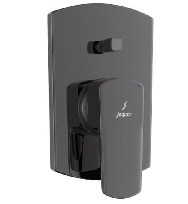 Mặt nạ âm tường Ân Độ màu đen chrome Jaquar KUP-BCH-35065MKPM