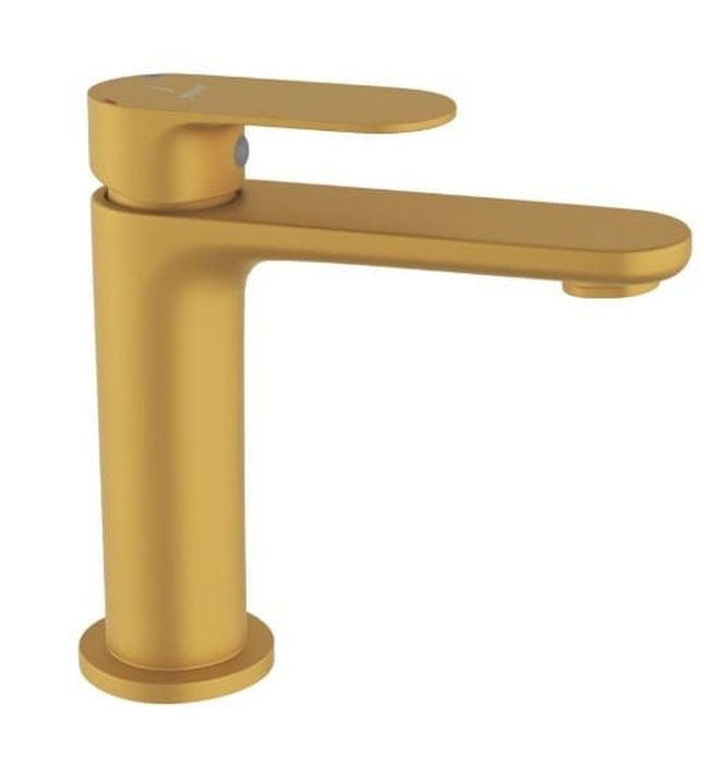 Vòi chậu rửa mặt màu vàng mờ Ấn Độ Jaquar OPP-GMP-15011BPM