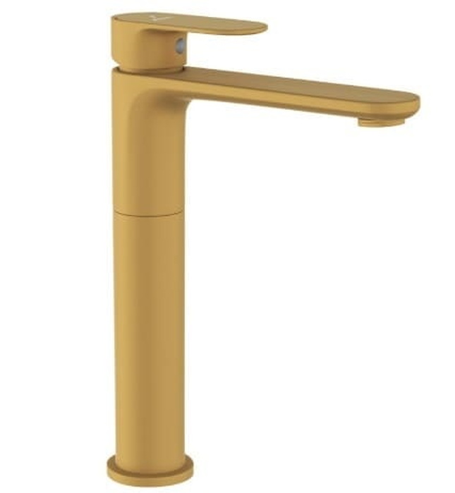 Vòi chậu rửa mặt màu vàng mờ Ấn Độ Jaquar OPP-GMP-15005BPM