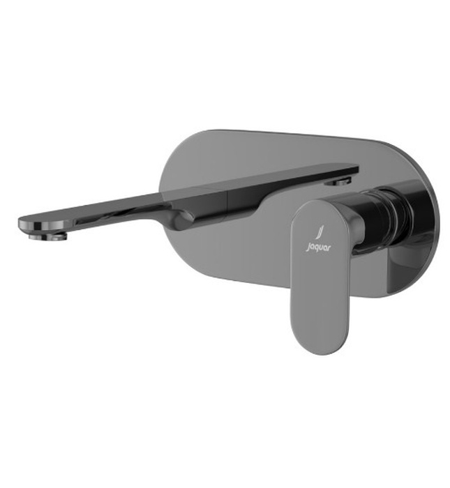 Vòi chậu âm tường màu đen Ấn Độ Jaquar OPP-BLM-15441KPM