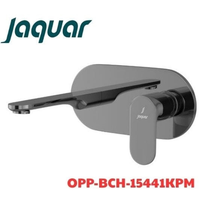 Vòi chậu âm tường màu đen Ấn Độ Jaquar OPP-BLM-15441KPM