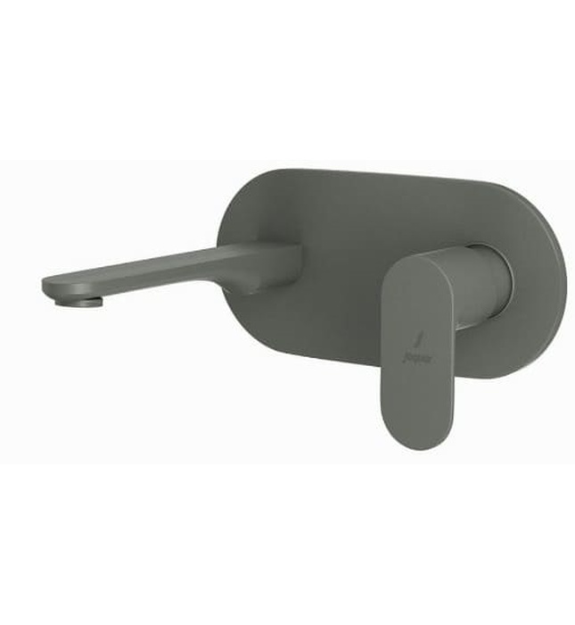 Vòi chậu âm tường màu than chì Ấn Độ Jaquar OPP-GRF-15441KPM