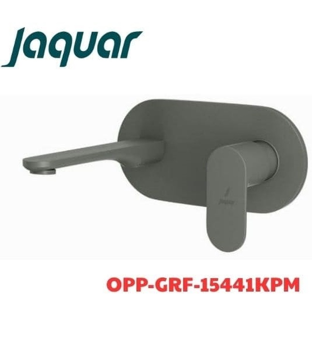 Vòi chậu âm tường màu than chì Ấn Độ Jaquar OPP-GRF-15441KPM