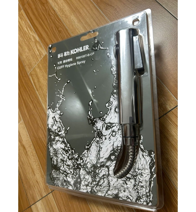 Vòi xịt inox dây mềm toilet Kohler R98100T-B-CP