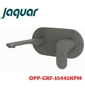 Vòi chậu âm tường màu than chì Ấn Độ Jaquar OPP-GRF-15441KPM