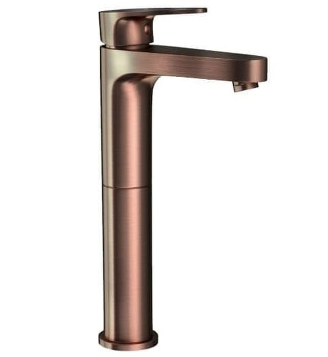 Vòi chậu rửa mặt thân cao màu đồng đỏ Ấn Độ Jaquar VGP-ACR-81005NB