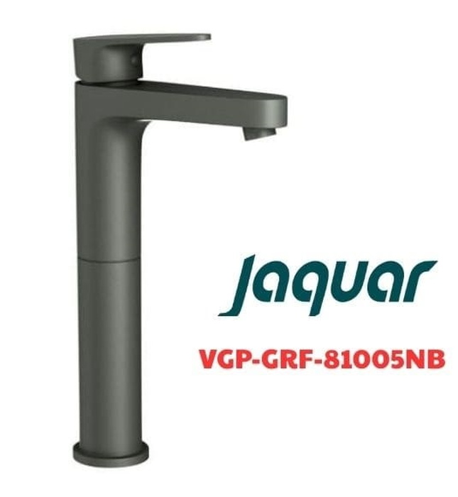 Vòi chậu rửa mặt thân cao màu than chì Ấn Độ Jaquar VGP-GRF-81005NB