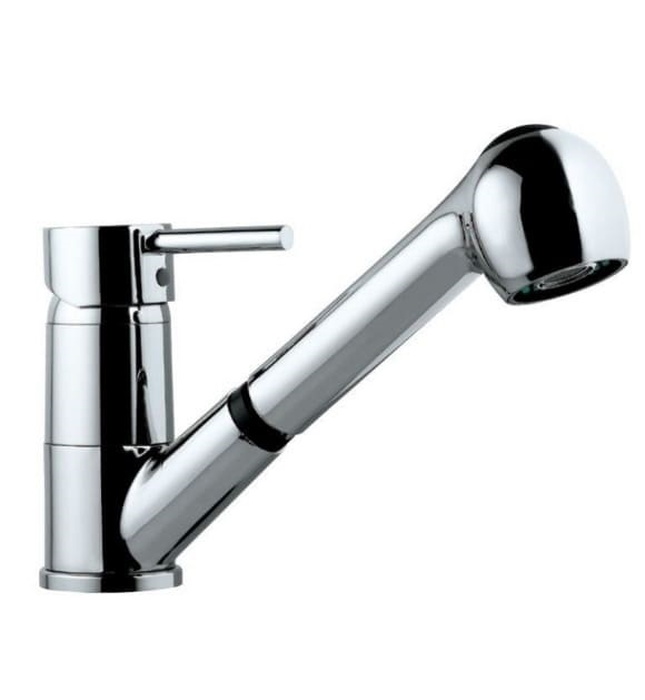 Vòi bếp nóng lạnh dây rút Ấn Độ Jaquar FLR-CHR-5177BV