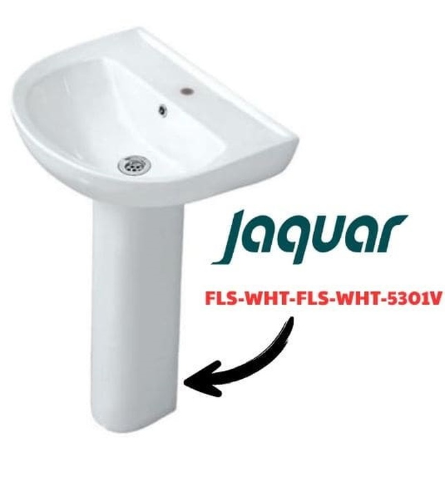 Chân chậu dài Ấn Độ màu trắng Jaquar FLS-WHT-FLS-WHT-5301V