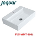 Chậu rửa đặt bàn chữ nhật Ấn Độ màu trắng Jaquar FLS-WHT-5931