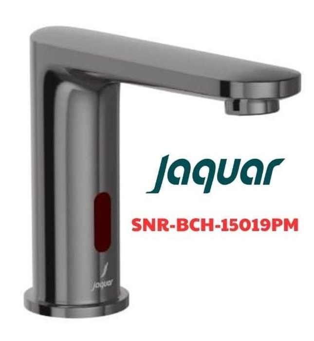 Vòi chậu rửa cảm biến dùng pin màu đen chrome Ấn Độ Jaquar SNR-BCH-15019PM
