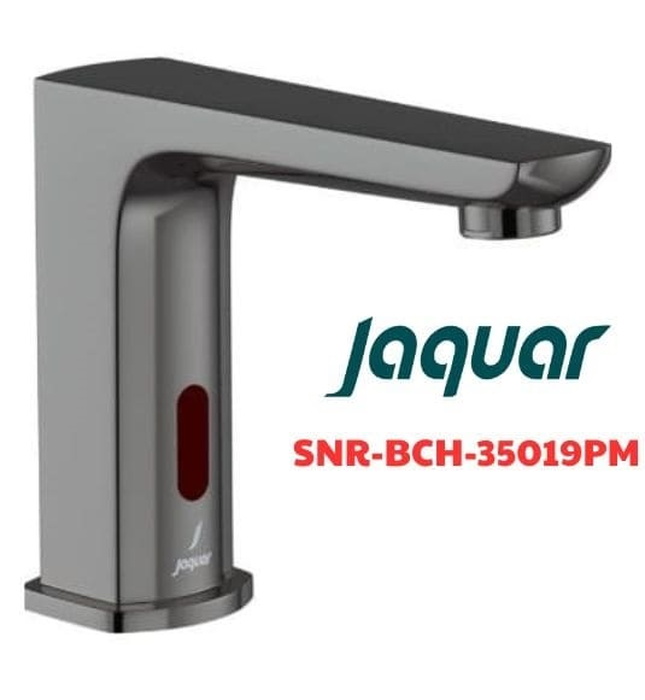 Vòi chậu rửa mặt cảm biến màu đen chrome Ấn Độ Jaquar SNR-BCH-35019PM