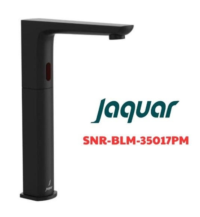 Vòi chậu rửa cảm biến thân cao màu đen mờ Ấn Độ Jaquar SNR-BLM-35017PM