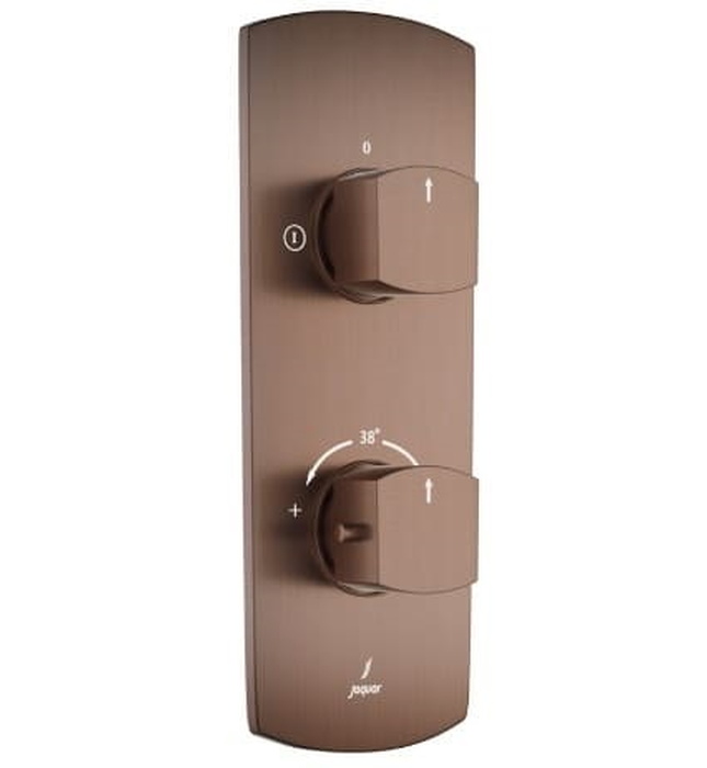 Củ sen nhiệt độ âm tường Ấn Độ màu đồng đỏ Jaquar KUP-ACR-35681PMV