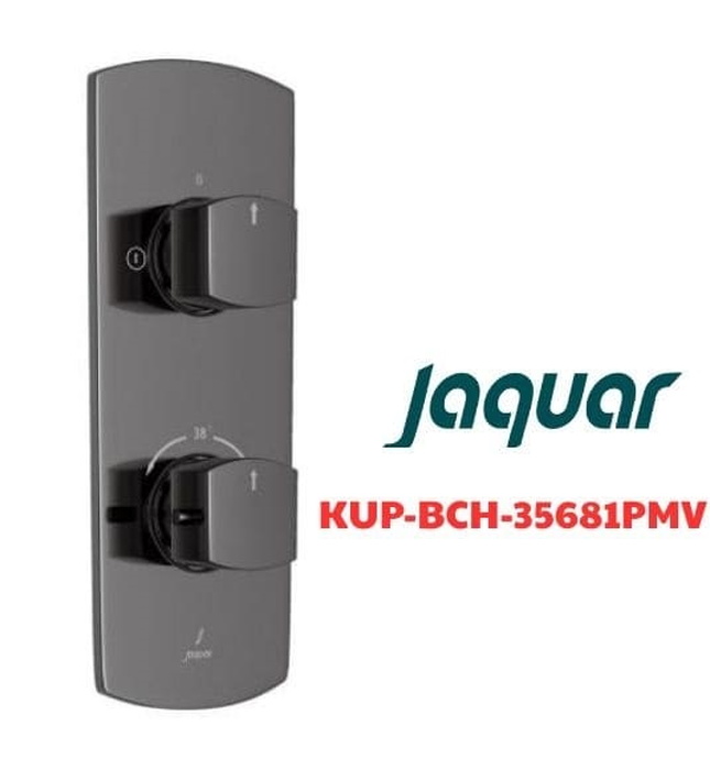 Củ sen nhiệt độ âm tường Ấn Độ màu đen chrome Jaquar KUP-BCH-35681PMV