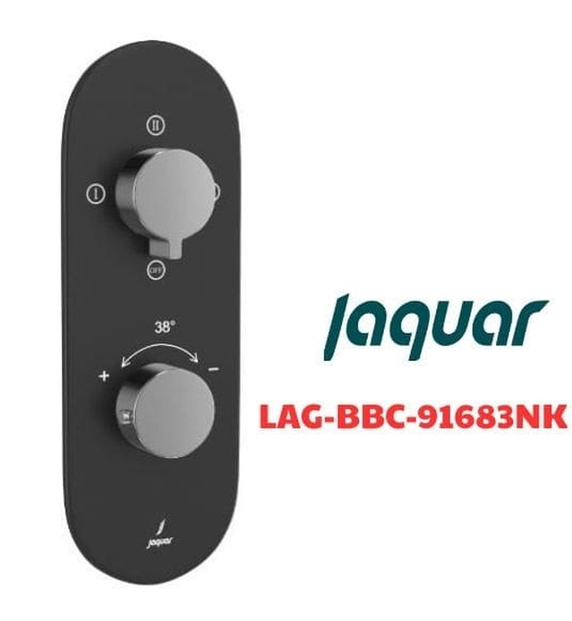 Bộ vòi sen nhiệt độ âm tường Ấn Độ đen Jaquar LAG-BBC-91683NK