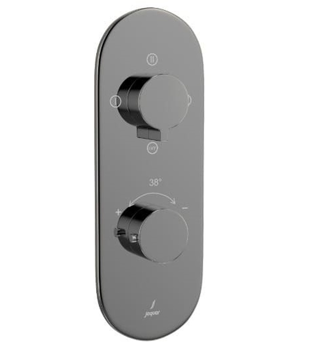 Bộ vòi sen nhiệt độ âm tường Ấn Độ đen chrome Jaquar LAG-BCH-91683NK