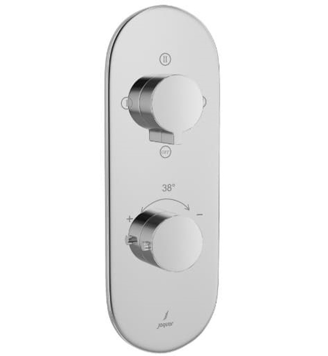 Bộ vòi sen nhiệt độ âm tường Ấn Độ màu chrome Jaquar LAG-CHR-91683NK