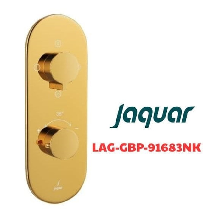 Bộ vòi sen nhiệt độ âm tường Ấn Độ màu vàng sáng Jaquar LAG-GBP-91683NK
