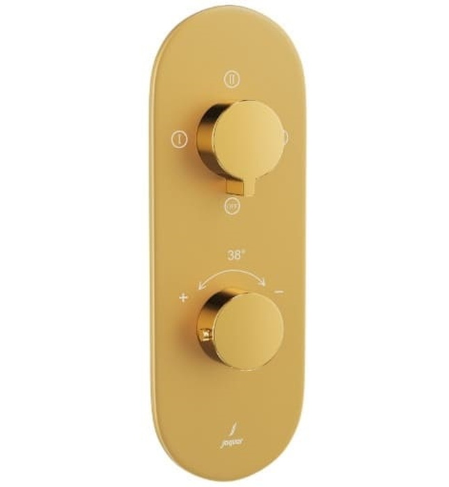 Bộ vòi sen nhiệt độ âm tường Ấn Độ màu vàng Jaquar LAG-GMG-91683NK