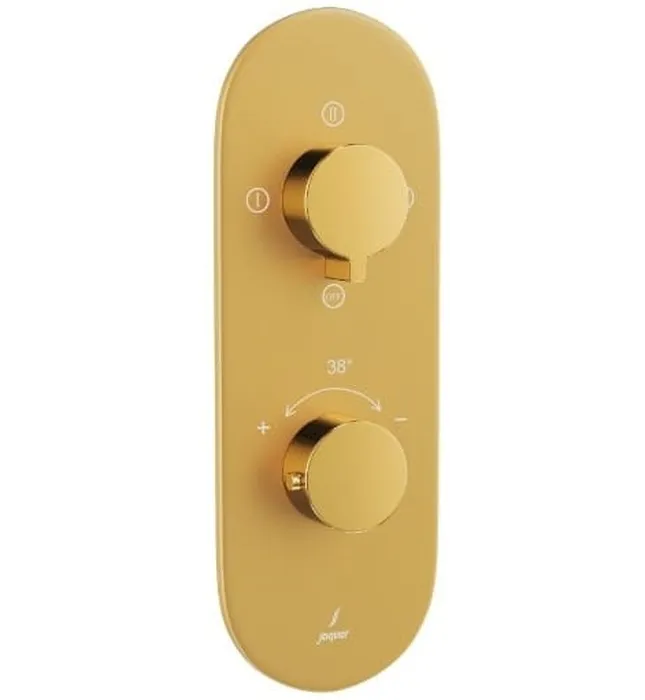 Bộ vòi sen nhiệt độ âm tường Ấn Độ màu vàng Jaquar LAG-GMG-91683NK