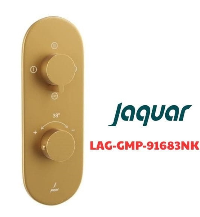 Bộ vòi sen nhiệt độ âm tường Ấn Độ màu vàng mờ Jaquar LAG-GMP-91683NK