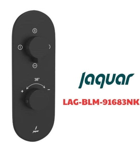 Bộ vòi sen nhiệt độ âm tường Ấn Độ đen mờ Jaquar LAG-BLM-91683NK