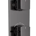 Củ sen nhiệt độ âm tường Ấn Độ màu đen chrome Jaquar KUP-BCH-35681PMV