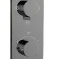 Bộ vòi sen nhiệt độ âm tường Ấn Độ đen chrome Jaquar LAG-BCH-91683NK