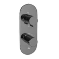 Bộ vòi sen nhiệt độ âm tường Ấn Độ đen chrome Jaquar LAG-BCH-91683NK
