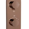 Bộ vòi sen nhiệt độ âm tường Ấn Độ màu đồng đỏ Jaquar LAG-BGP-91683NK
