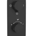 Bộ vòi sen nhiệt độ âm tường Ấn Độ đen mờ Jaquar LAG-BLM-91683NK