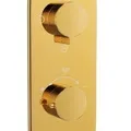 Bộ vòi sen nhiệt độ âm tường Ấn Độ màu vàng sáng Jaquar LAG-GBP-91683NK