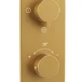 Bộ vòi sen nhiệt độ âm tường Ấn Độ màu vàng mờ Jaquar LAG-GMP-91683NK