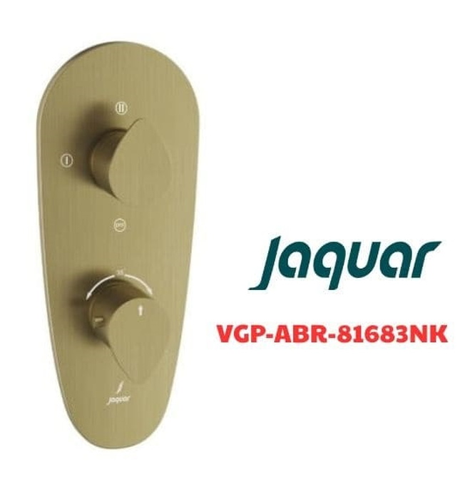 Mặt nạ sen nhiệt độ âm tường 3 đầu Ấn Độ màu đồng cổ Jaquar VGP-ABR-81683NK