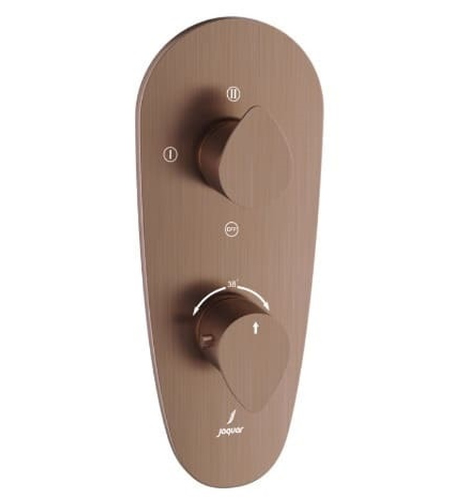 Mặt nạ sen nhiệt độ âm tường 3 đầu Ấn Độ màu đồng đỏ Jaquar VGP-ACR-81683NK