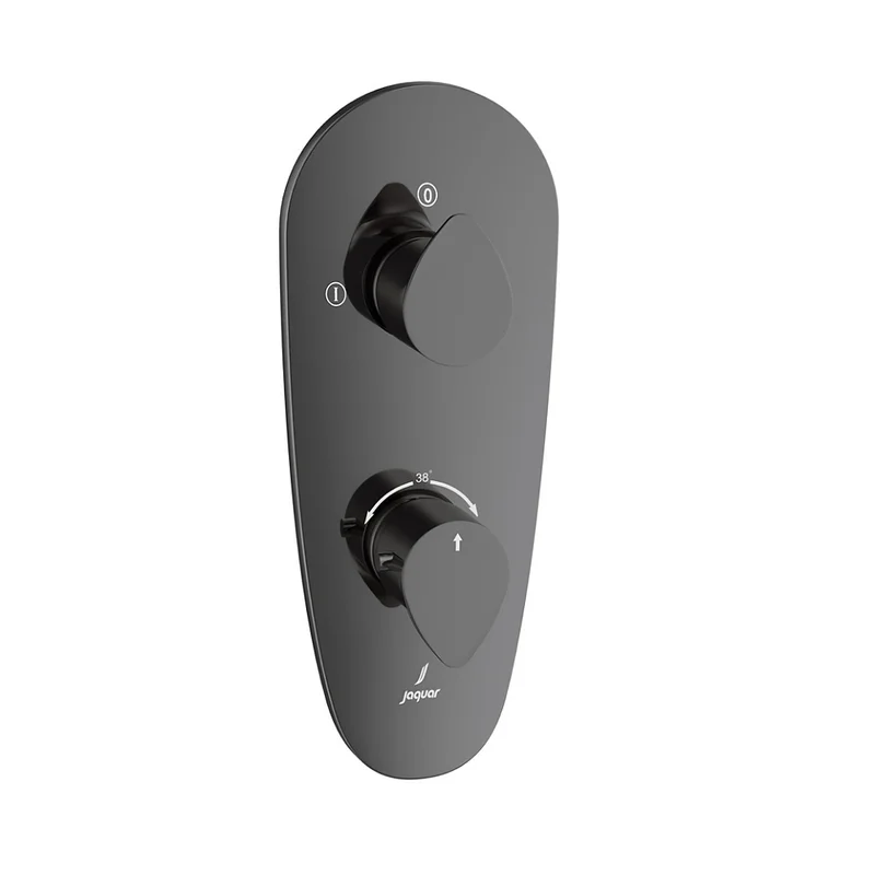 Mặt nạ sen nhiệt độ âm tường Ấn Độ màu đen chrome Jaquar VGP-BCH-81681NK