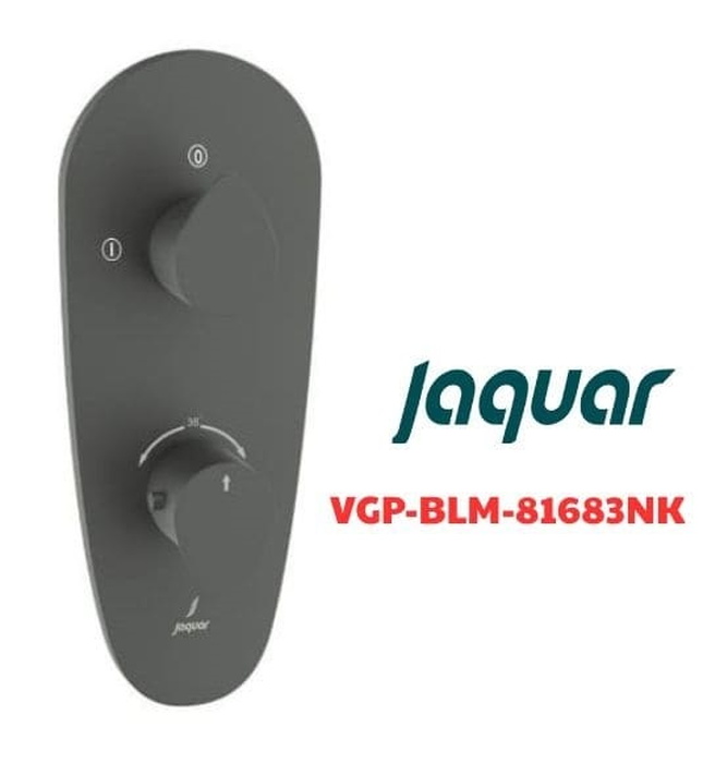 Mặt nạ sen nhiệt độ âm tường 3 đầu màu đen mờ Jaquar VGP-BLM-81683NK