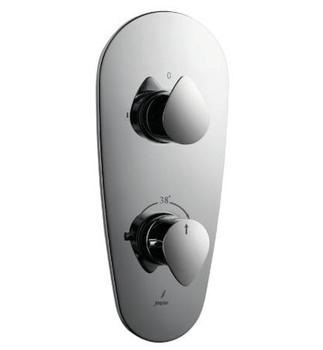 Mặt nạ sen nhiệt độ âm tường Ấn Độ màu chrome Jaquar VGP-CHR-81681NK