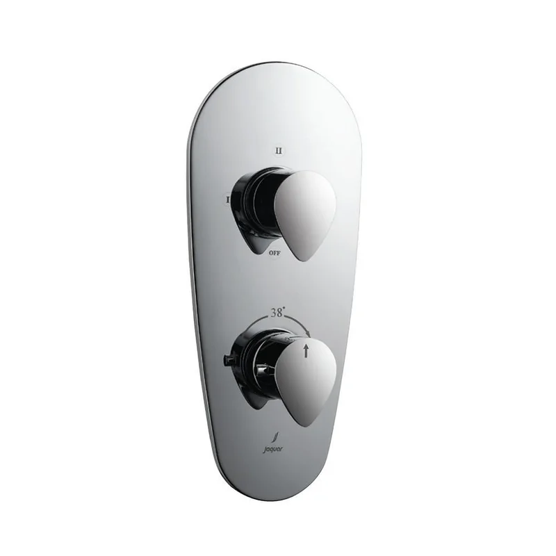 Mặt nạ sen nhiệt độ âm tường 3 đầu Ấn Độ màu chrome Jaquar VGP-CHR-81683NK